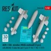 RESKIT RS48-0538 AGM-130A missiles (2 pcs) (Mk84 warhead) with AN/AXQ-14 data link pod (1 pcs) (3D Printed) 1/48